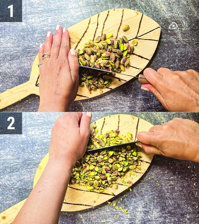 Image of the recipe cooking step-1-2 for Baked Peach Feta