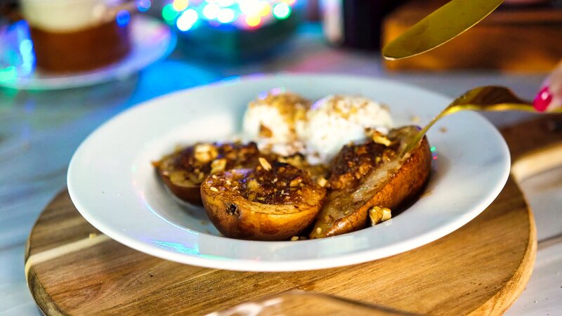 Image of the recipe cooking step-1-12 for Baked Pears with Goat Cheese