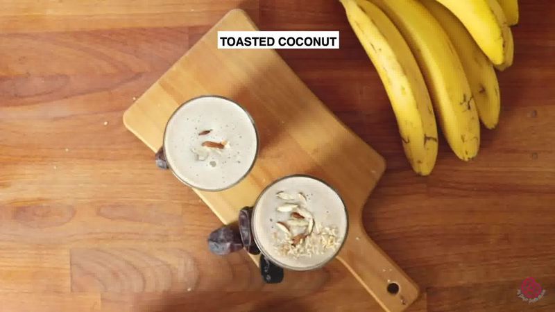 Image of the recipe cooking step-1-4 for Banana Date Smoothie