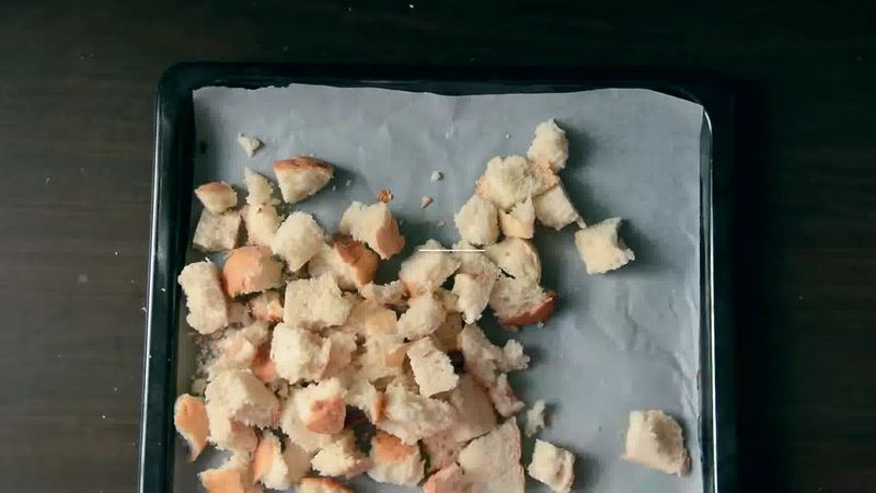 Image of the recipe cooking step-1-2 for Banana Strawberry Bread Pudding (Video)