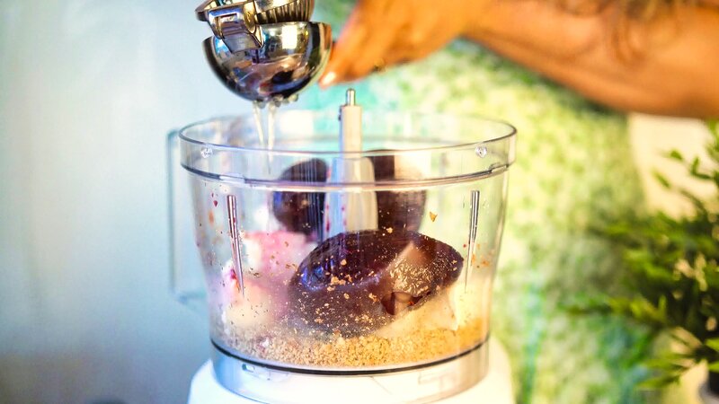 Image of the recipe cooking step-1-3 for Beetroot Walnut Feta Dip