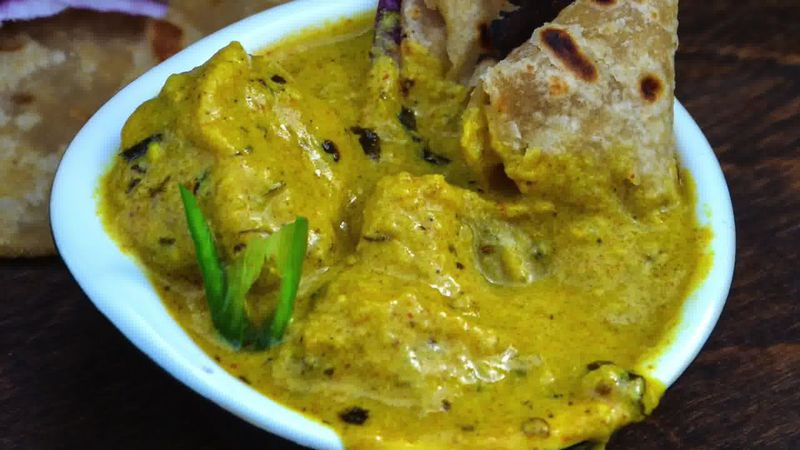 Image of the recipe cooking step-2-10 for Rajasthani Gatta Curry Recipe - Besan Ke Gatte Ki Sabzi