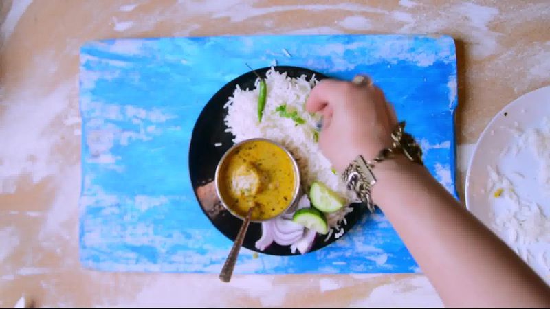 Image of the recipe cooking step-2-9 for Rajasthani Gatta Curry Recipe - Besan Ke Gatte Ki Sabzi