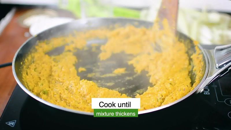 Image of the recipe cooking step-2-11 for Bhutte Ka Kees - Grated Corn Stir Fry