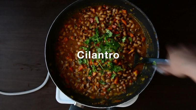 Image of the recipe cooking step-1-9 for Lobia Briyani - Black Eyed Bean Carrot Biryani