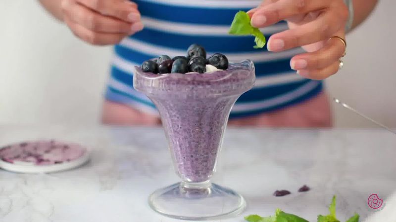 Image of the recipe cooking step-1-5 for Blueberry Chia Seed Pudding