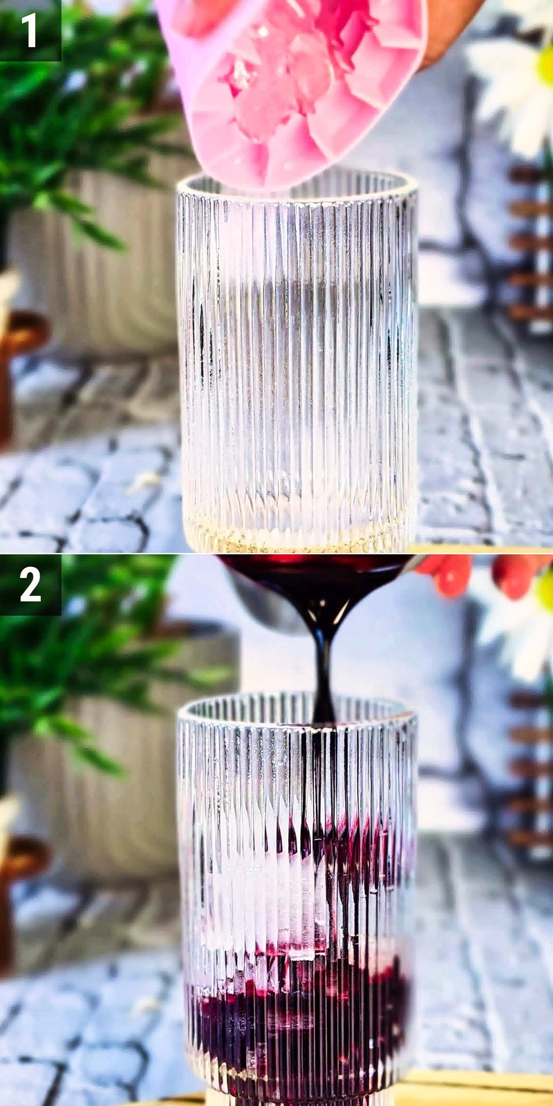 Image of the recipe cooking step-2-1 for Blueberry Iced Latte
