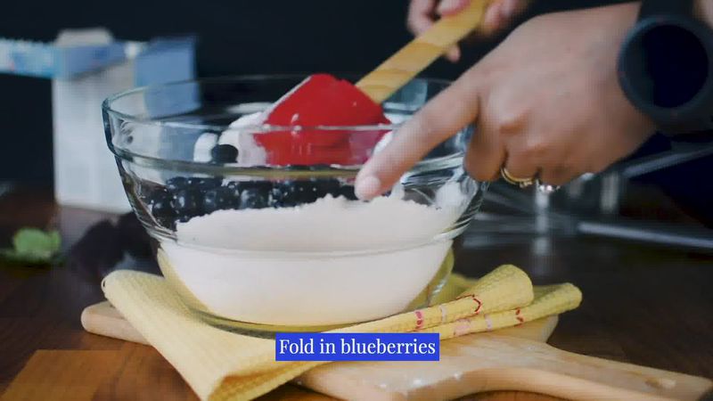 Image of the recipe cooking step-2-4 for Quick and Easy Blueberry Muffins Recipe
