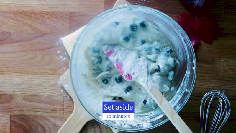 Image of the recipe cooking step-2-6 for Quick and Easy Blueberry Muffins Recipe
