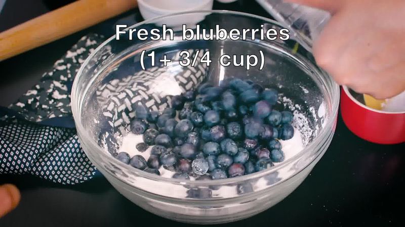 Image of the recipe cooking step-2-2 for Blueberry Pie Recipe