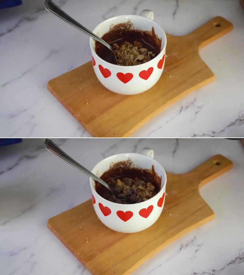 Image of the recipe cooking step-1-3 for Brownie in a Mug