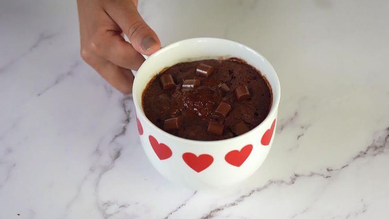 Image of the recipe cooking step-1-6 for Brownie in a Mug