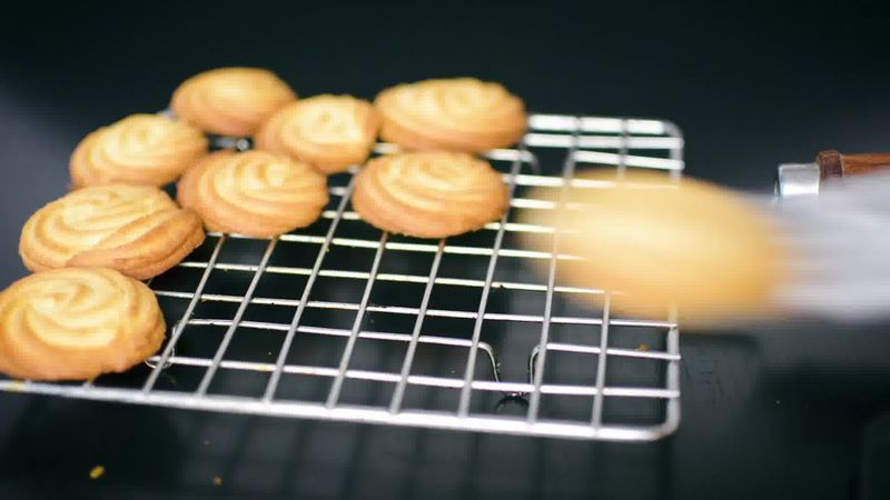 Image of the recipe cooking step-1-11 for Butter Cookies - Eggless Butter Biscuit - Piped Cookies