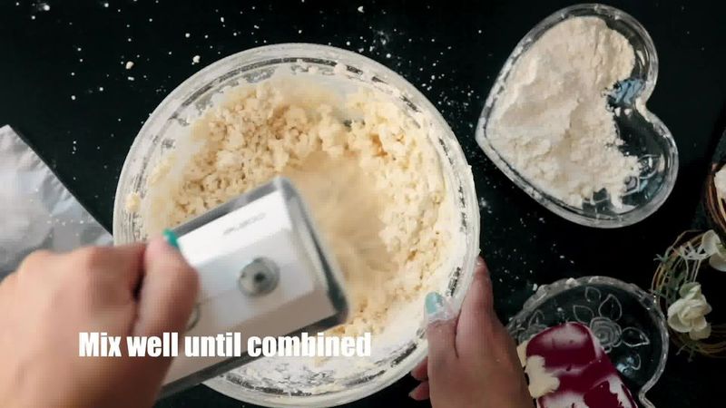 Image of the recipe cooking step-1-5 for Butter Cookies - Eggless Butter Biscuit - Piped Cookies