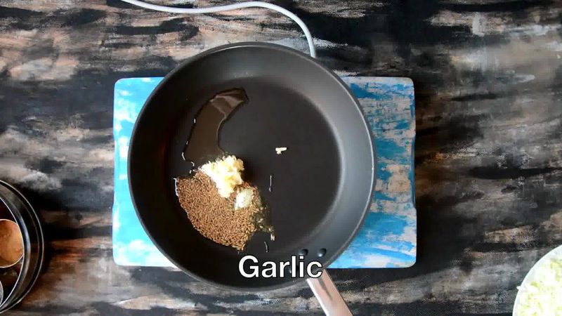Image of the recipe cooking step-1-3 for Cabbage Peas Stuffed Paratha - Patta Gobi Ka Paratha
