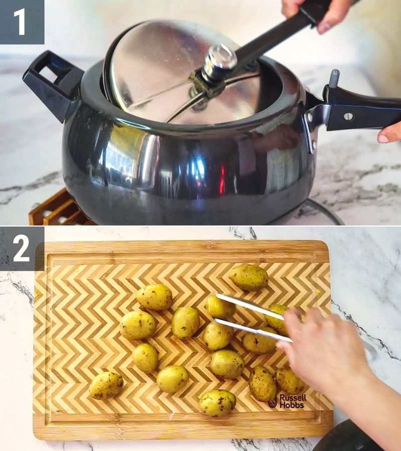 Image of the recipe cooking step-1-2 for Cajun Potatoes