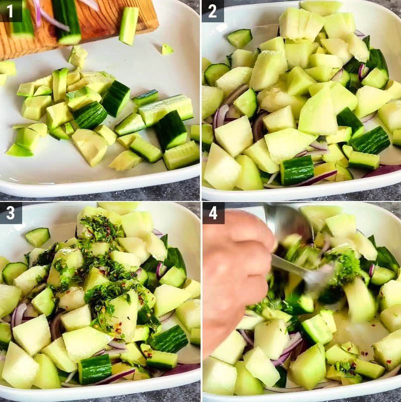 Image of the recipe cooking step-2-1 for Cantaloupe Melon Salad