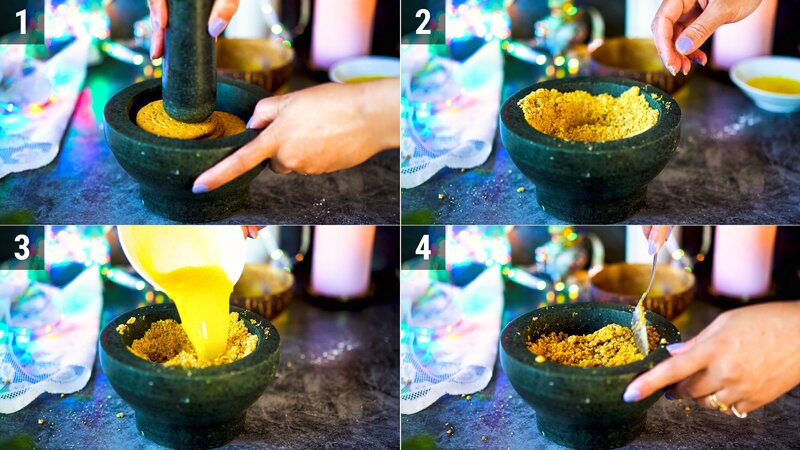 Image of the recipe cooking step-4-1 for Caramel Apple Shrikhand
