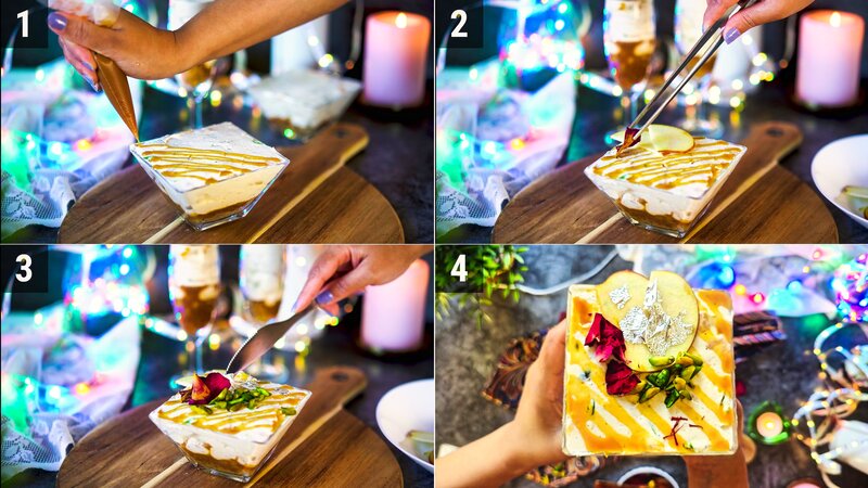 Image of the recipe cooking step-5-2 for Caramel Apple Shrikhand