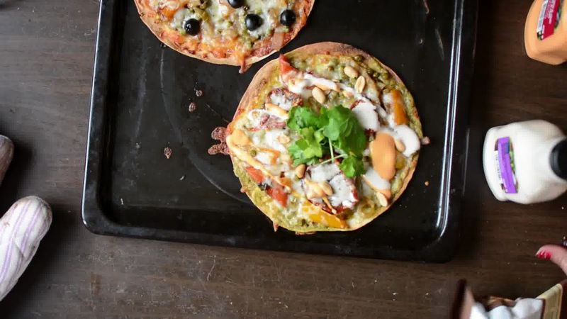 Image of the recipe cooking step-2-5 for Tortilla Pizza Caramelized Veggie Tortizza (2 ways)