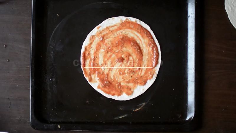 Image of the recipe cooking step-3-2 for Tortilla Pizza Caramelized Veggie Tortizza (2 ways)