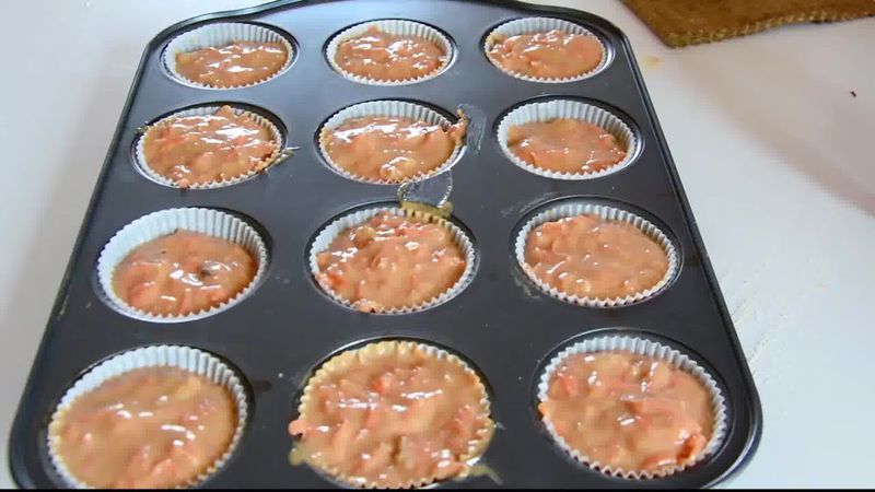 Image of the recipe cooking step-1-7 for Best Carrot Cake Cupcakes with Lemon Ricotta Frosting
