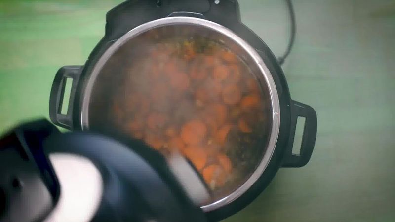 Image of the recipe cooking step-1-7 for Instant Pot Carrot Potato Soup