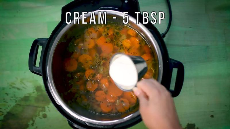 Image of the recipe cooking step-1-8 for Instant Pot Carrot Potato Soup