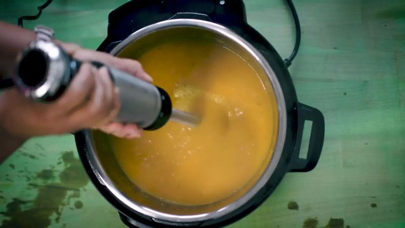 Image of the recipe cooking step-1-9 for Instant Pot Carrot Potato Soup