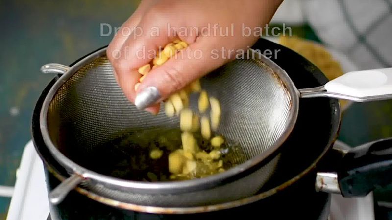 Image of the recipe cooking step-2-2 for Chana Dal Namkeen - Crunchy Split Bengal Gram Snack