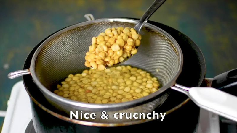 Image of the recipe cooking step-2-3 for Chana Dal Namkeen - Crunchy Split Bengal Gram Snack