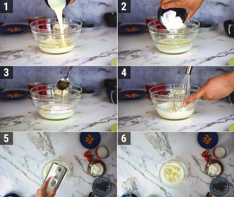 Image of the recipe cooking step-3-1 for Cheesecake Filled Easter Eggs