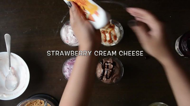 Image of the recipe cooking step-2-3 for Cheesecake Shots – 4 Ways | Video Recipe