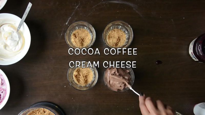 Image of the recipe cooking step-3-2 for Cheesecake Shots – 4 Ways | Video Recipe