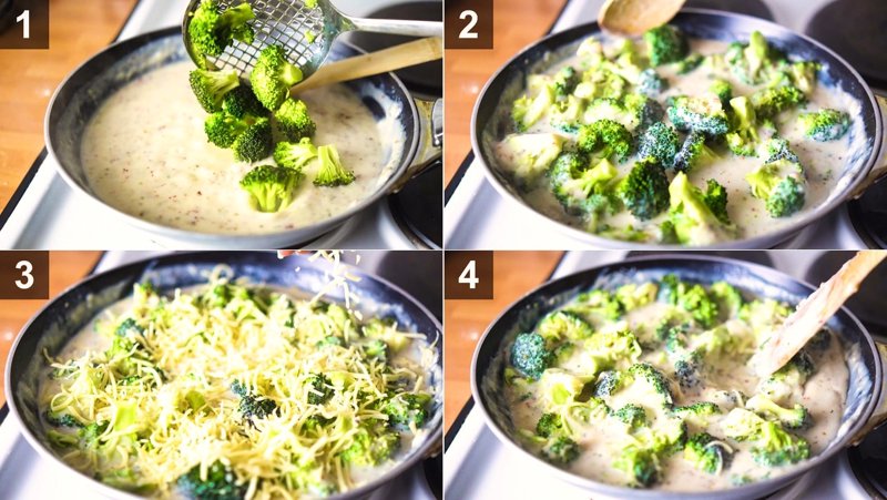 Image of the recipe cooking step-1-6 for Cheesy Broccoli Casserole