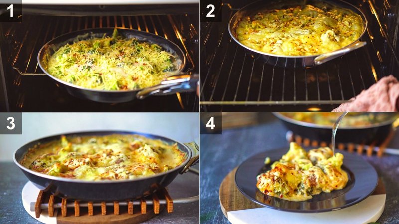 Image of the recipe cooking step-1-8 for Cheesy Broccoli Casserole