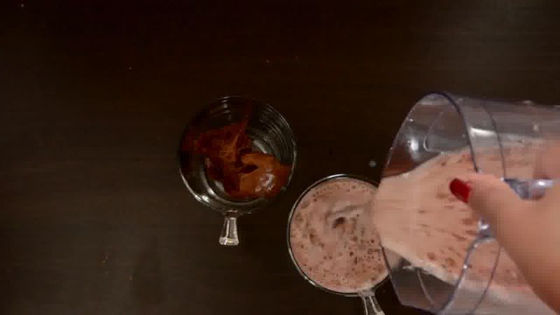 Image of the recipe cooking step-1-6 for Chocolate Almond Milk with Frothy Coffee (Video Recipe)