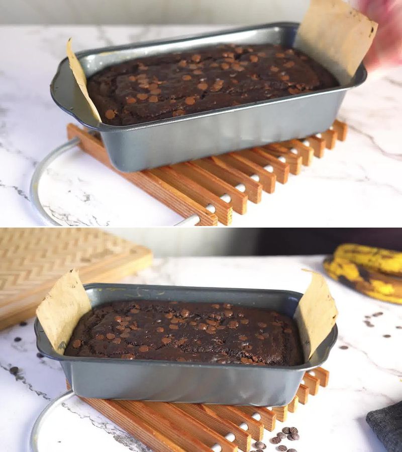 Image of the recipe cooking step-1-10 for Chocolate Banana Bread