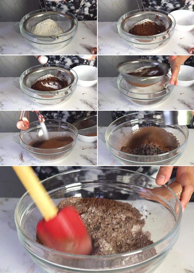 Image of the recipe cooking step-1-6 for Chocolate Banana Bread