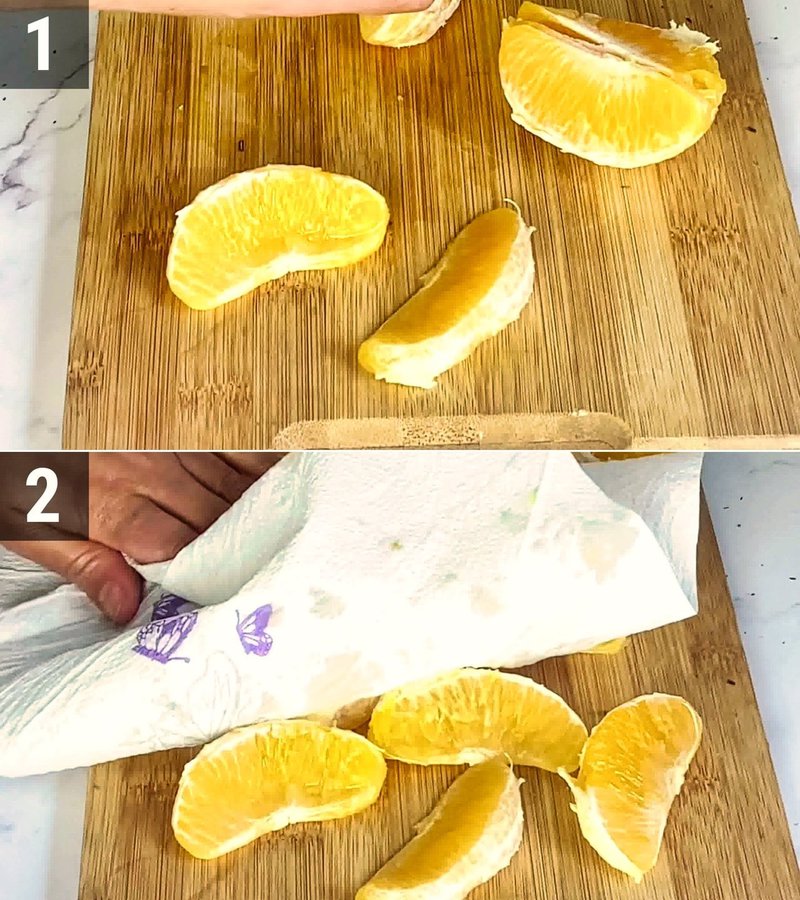 Image of the recipe cooking step-1-3 for Chocolate Covered Oranges