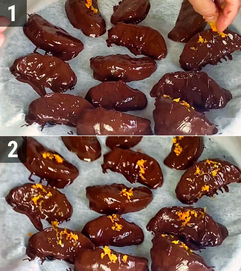 Image of the recipe cooking step-1-5 for Chocolate Covered Oranges