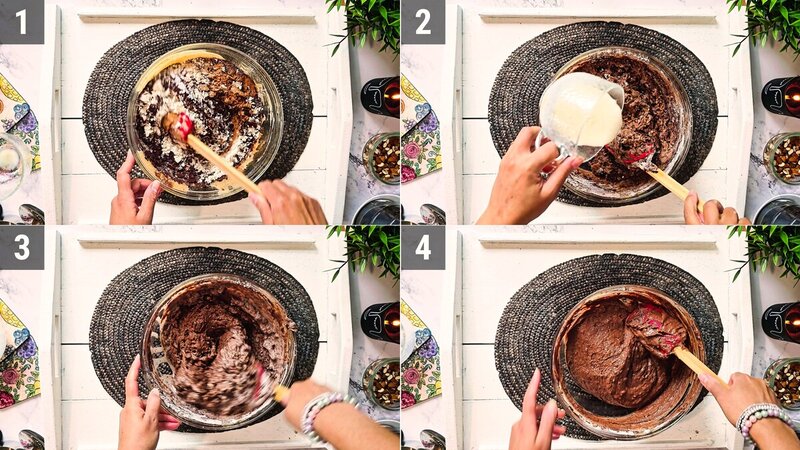 Image of the recipe cooking step-1-5 for Chocolate Date Cake