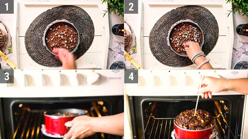 Image of the recipe cooking step-1-8 for Chocolate Date Cake