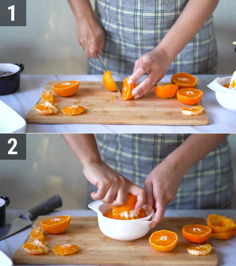Image of the recipe cooking step-1-1 for Chocolate Orange Mug Cake