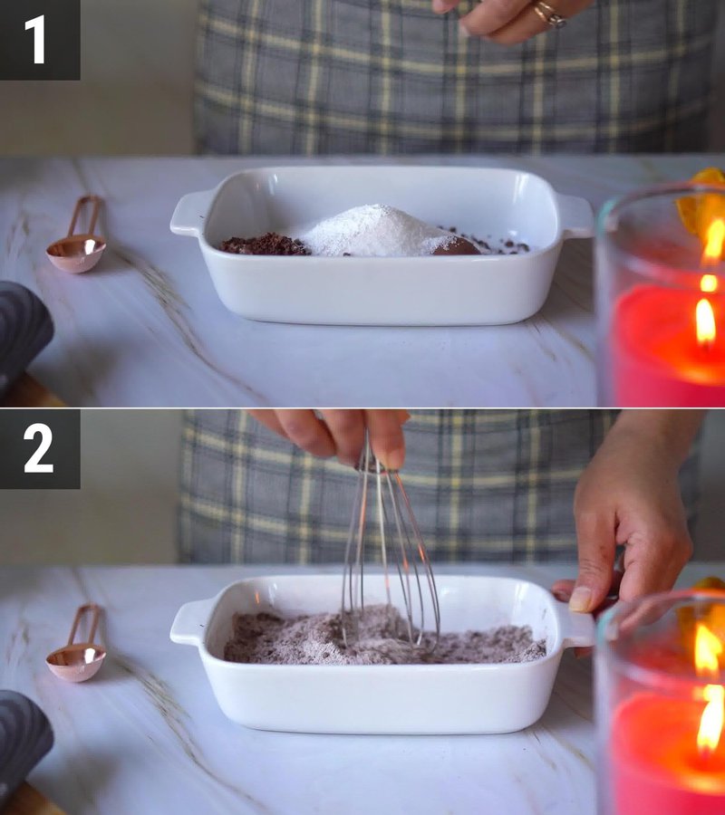 Image of the recipe cooking step-1-3 for Chocolate Orange Mug Cake
