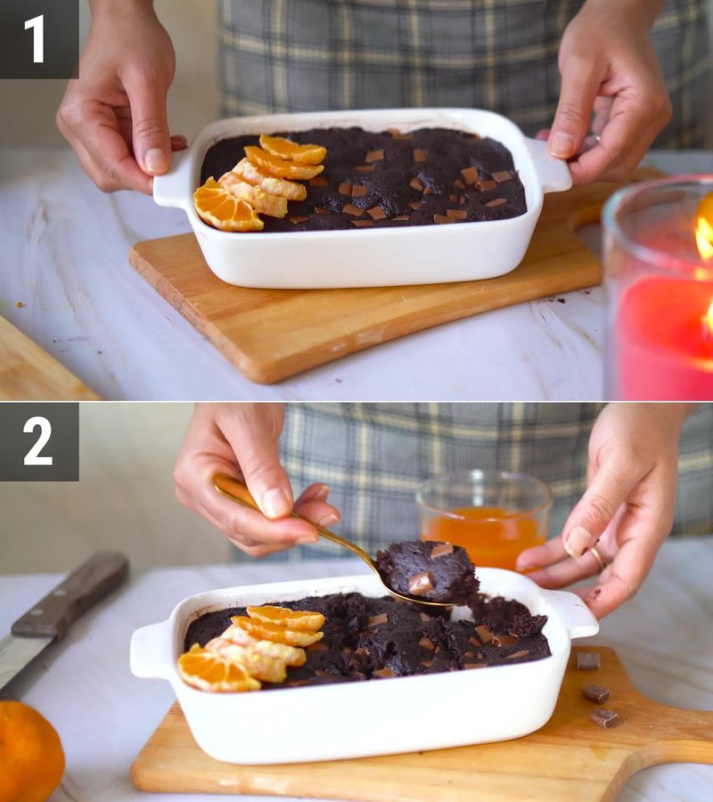 Image of the recipe cooking step-1-7 for Chocolate Orange Mug Cake
