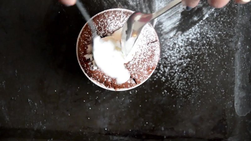Image of the recipe cooking step-1-15 for Chocolate Souffle (Video)