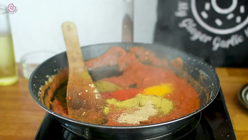 Image of the recipe cooking step-1-12 for Chole Aloo Tikki Chaat