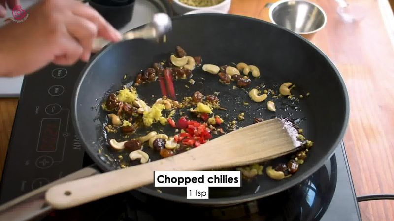 Image of the recipe cooking step-2-7 for Chole Aloo Tikki Chaat