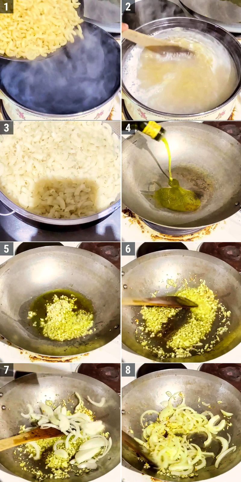 Image of the recipe cooking step-1-1 for Chow-Mein Style Macaroni